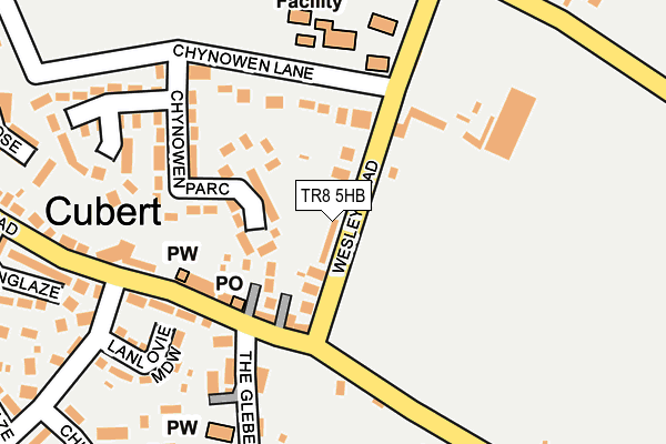 TR8 5HB map - OS OpenMap – Local (Ordnance Survey)