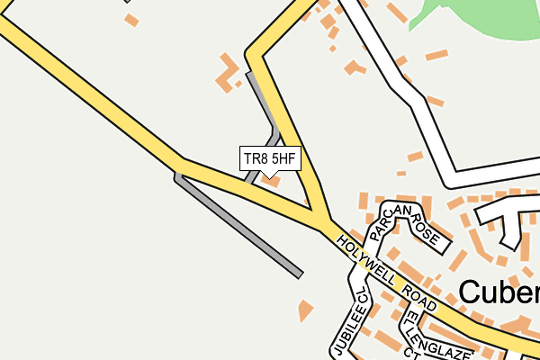 TR8 5HF map - OS OpenMap – Local (Ordnance Survey)