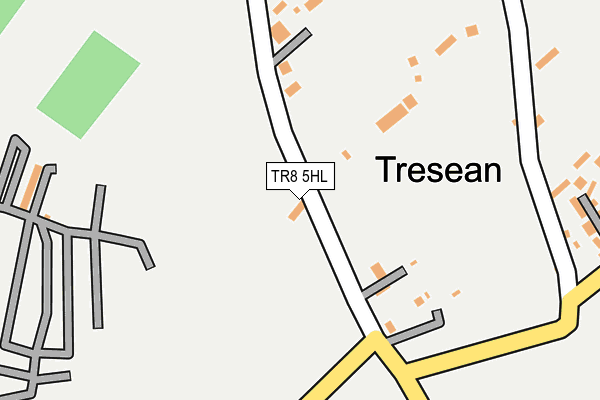 TR8 5HL map - OS OpenMap – Local (Ordnance Survey)