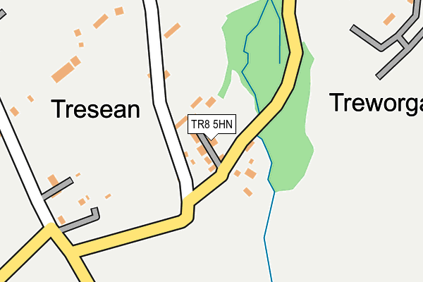 TR8 5HN map - OS OpenMap – Local (Ordnance Survey)
