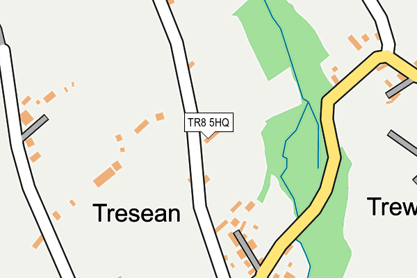 TR8 5HQ map - OS OpenMap – Local (Ordnance Survey)