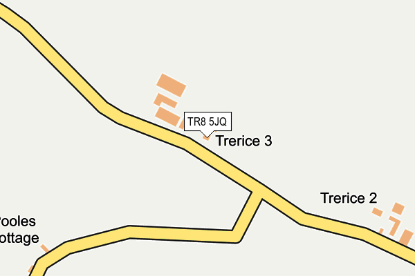 TR8 5JQ map - OS OpenMap – Local (Ordnance Survey)