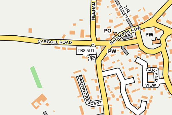 TR8 5LD map - OS OpenMap – Local (Ordnance Survey)