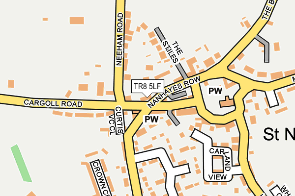 TR8 5LF map - OS OpenMap – Local (Ordnance Survey)