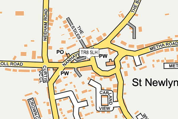 TR8 5LH map - OS OpenMap – Local (Ordnance Survey)