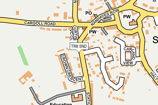 TR8 5ND map - OS OpenMap – Local (Ordnance Survey)