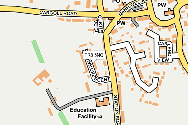 TR8 5NQ map - OS OpenMap – Local (Ordnance Survey)