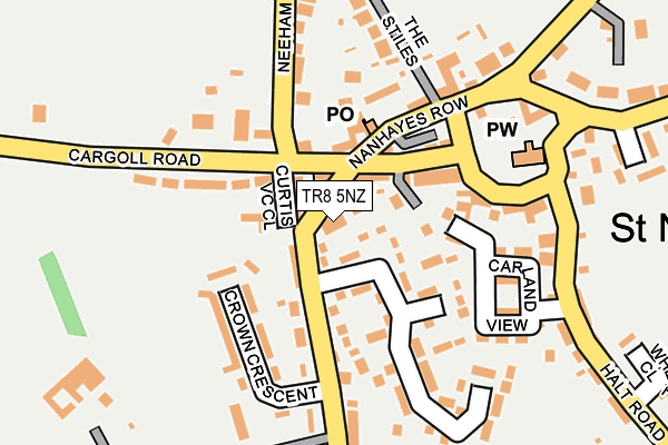 TR8 5NZ map - OS OpenMap – Local (Ordnance Survey)