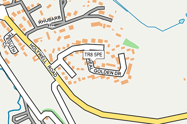 TR8 5PE map - OS OpenMap – Local (Ordnance Survey)