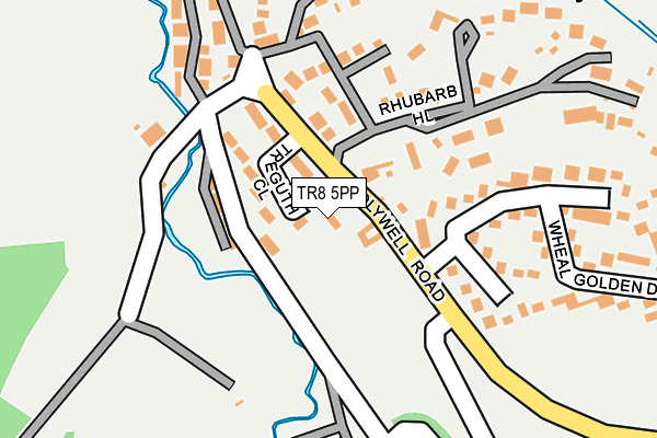 TR8 5PP map - OS OpenMap – Local (Ordnance Survey)