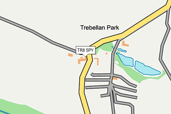 TR8 5PY map - OS OpenMap – Local (Ordnance Survey)