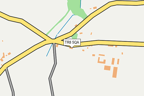 TR8 5QA map - OS OpenMap – Local (Ordnance Survey)