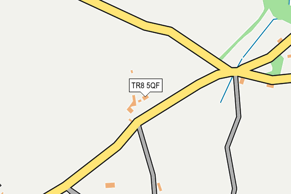 TR8 5QF map - OS OpenMap – Local (Ordnance Survey)