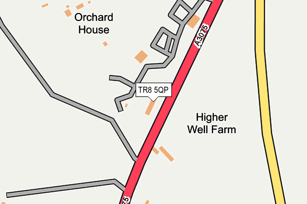 TR8 5QP map - OS OpenMap – Local (Ordnance Survey)