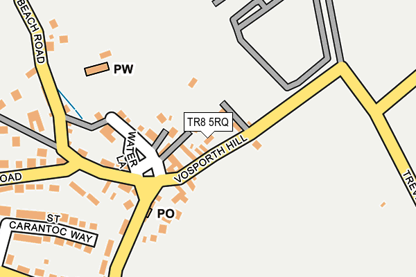 TR8 5RQ map - OS OpenMap – Local (Ordnance Survey)