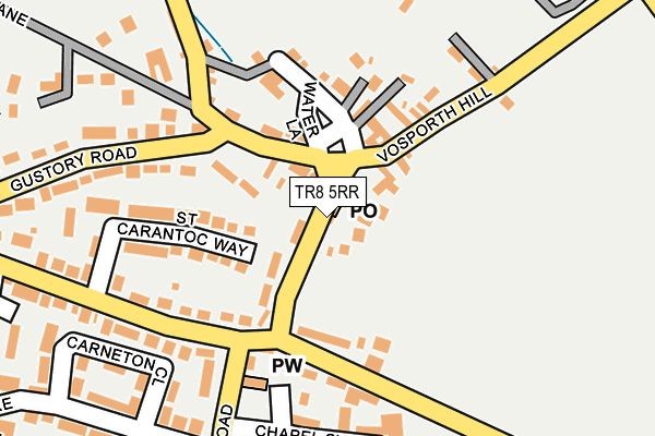 TR8 5RR map - OS OpenMap – Local (Ordnance Survey)