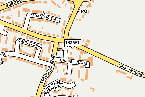 TR8 5RT map - OS OpenMap – Local (Ordnance Survey)