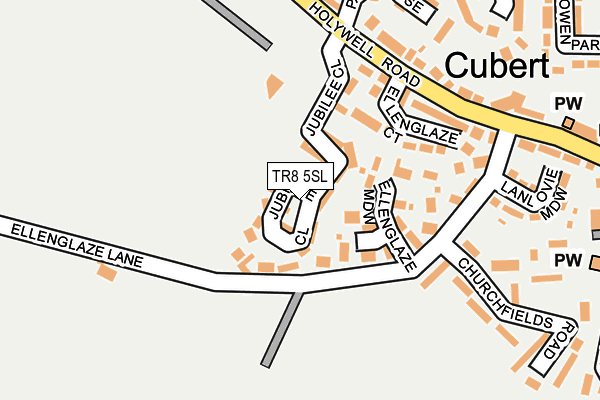 TR8 5SL map - OS OpenMap – Local (Ordnance Survey)