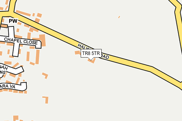TR8 5TR map - OS OpenMap – Local (Ordnance Survey)