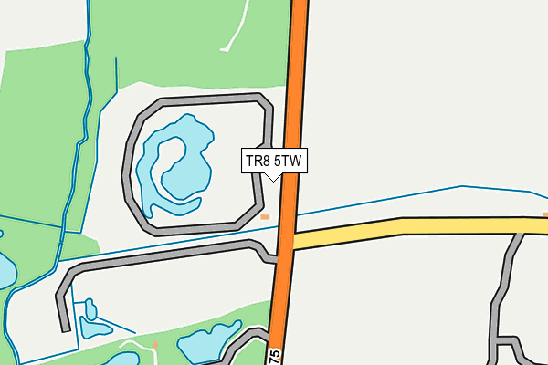TR8 5TW map - OS OpenMap – Local (Ordnance Survey)