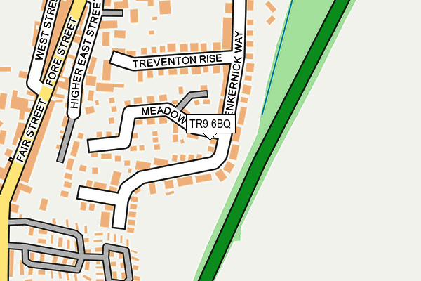 TR9 6BQ map - OS OpenMap – Local (Ordnance Survey)