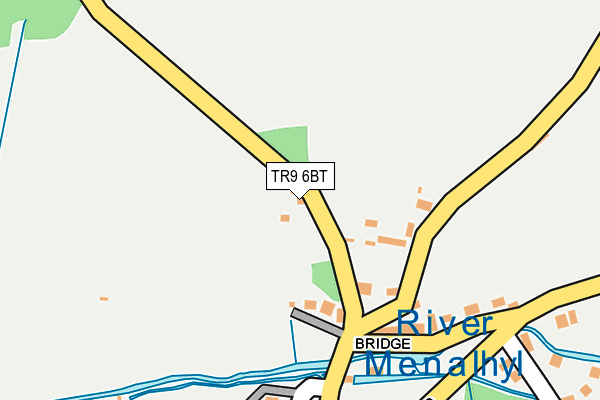TR9 6BT map - OS OpenMap – Local (Ordnance Survey)