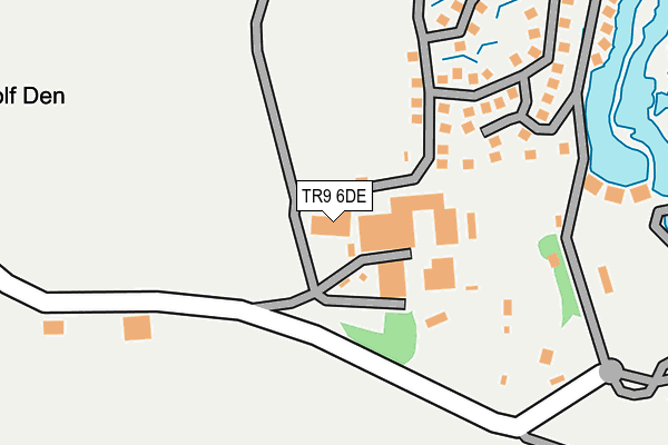 TR9 6DE map - OS OpenMap – Local (Ordnance Survey)
