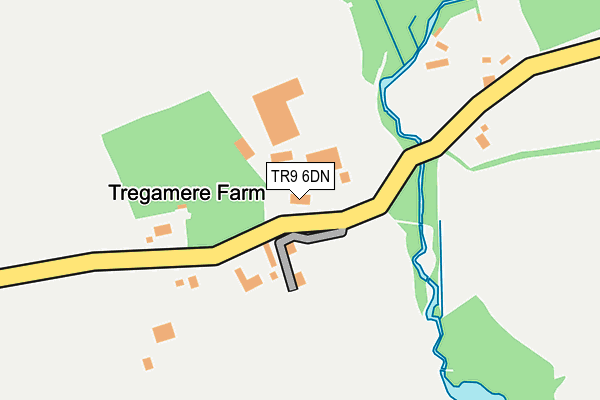 TR9 6DN map - OS OpenMap – Local (Ordnance Survey)