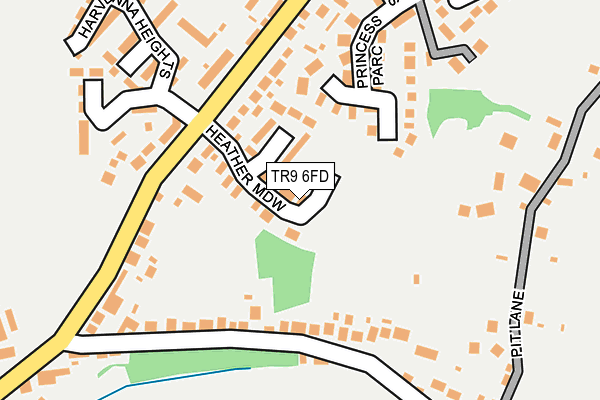 TR9 6FD map - OS OpenMap – Local (Ordnance Survey)