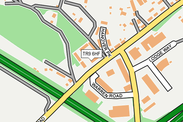 TR9 6HF map - OS OpenMap – Local (Ordnance Survey)