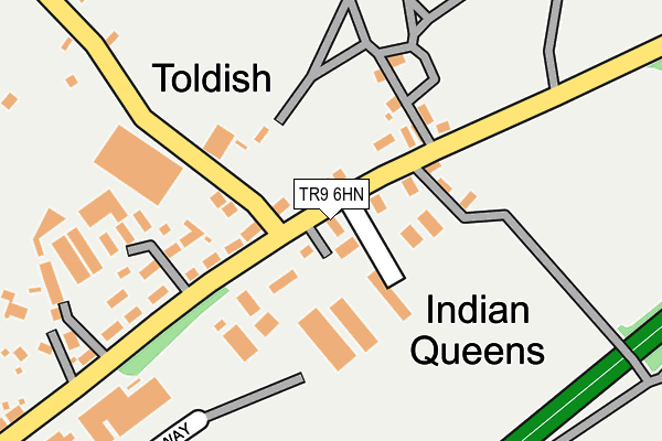 TR9 6HN map - OS OpenMap – Local (Ordnance Survey)