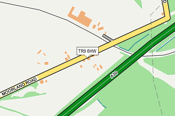 TR9 6HW map - OS OpenMap – Local (Ordnance Survey)