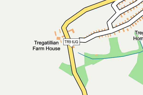 TR9 6JQ map - OS OpenMap – Local (Ordnance Survey)