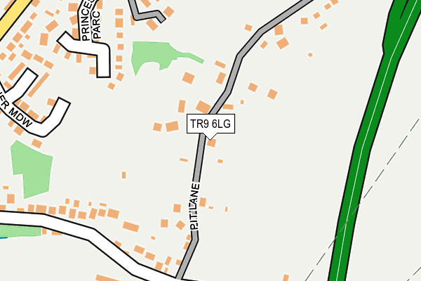 TR9 6LG map - OS OpenMap – Local (Ordnance Survey)