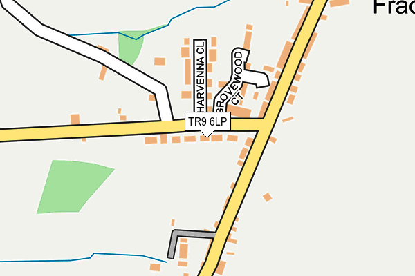 TR9 6LP map - OS OpenMap – Local (Ordnance Survey)