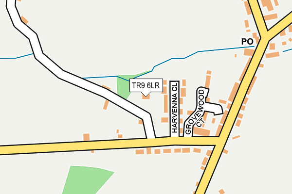 TR9 6LR map - OS OpenMap – Local (Ordnance Survey)