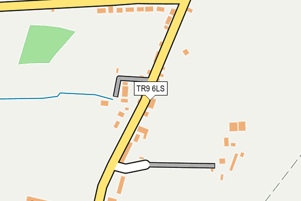 TR9 6LS map - OS OpenMap – Local (Ordnance Survey)