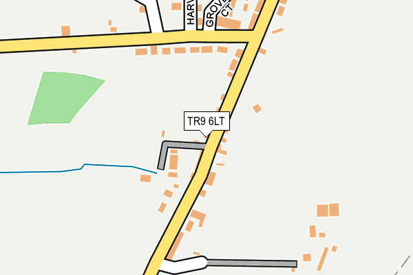TR9 6LT map - OS OpenMap – Local (Ordnance Survey)
