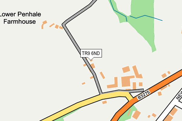 TR9 6ND map - OS OpenMap – Local (Ordnance Survey)