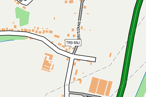 TR9 6NJ map - OS OpenMap – Local (Ordnance Survey)