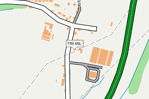 TR9 6NL map - OS OpenMap – Local (Ordnance Survey)