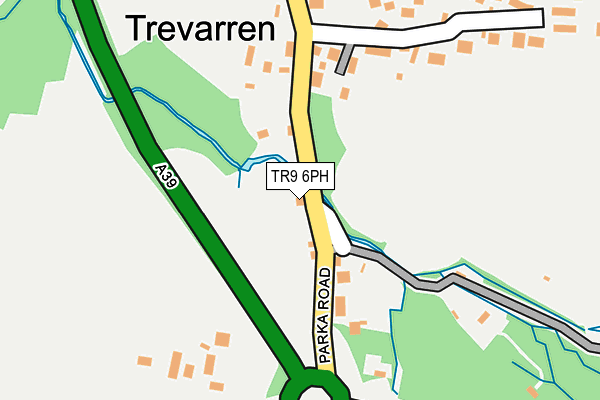TR9 6PH map - OS OpenMap – Local (Ordnance Survey)