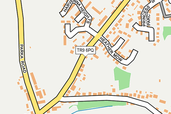 TR9 6PQ map - OS OpenMap – Local (Ordnance Survey)