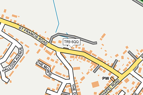 TR9 6QQ map - OS OpenMap – Local (Ordnance Survey)