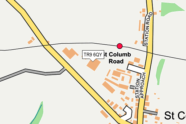 TR9 6QY map - OS OpenMap – Local (Ordnance Survey)