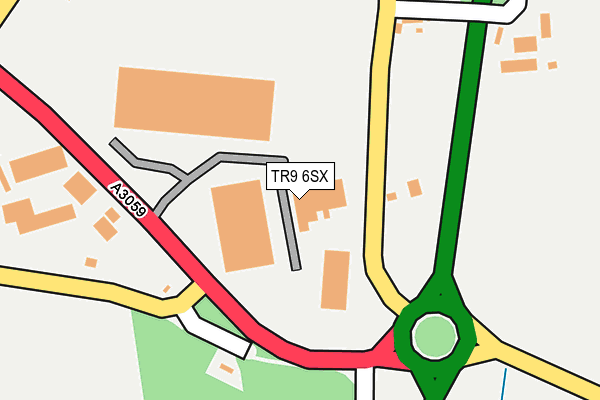 TR9 6SX map - OS OpenMap – Local (Ordnance Survey)