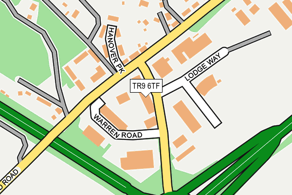 TR9 6TF map - OS OpenMap – Local (Ordnance Survey)
