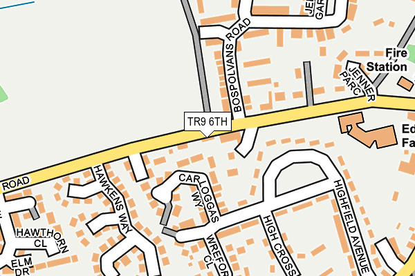 TR9 6TH map - OS OpenMap – Local (Ordnance Survey)