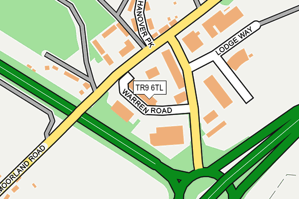 TR9 6TL map - OS OpenMap – Local (Ordnance Survey)