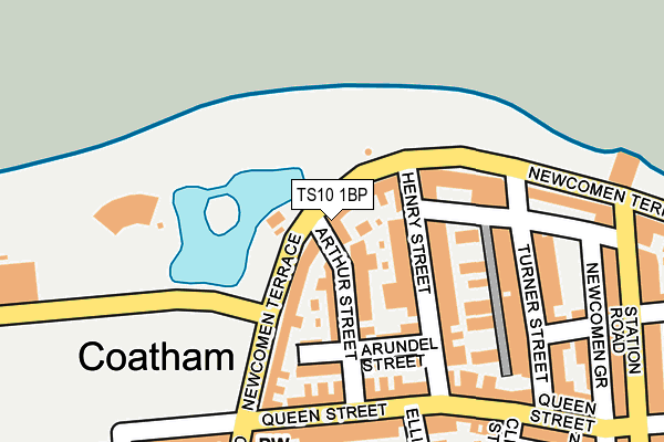 TS10 1BP map - OS OpenMap – Local (Ordnance Survey)